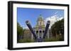 England, London Borough of Lambeth, Kennington. Cannon Outside the The Imperial War Museum-Pamela Amedzro-Framed Photographic Print