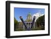 England, London Borough of Lambeth, Kennington. Cannon Outside the The Imperial War Museum-Pamela Amedzro-Framed Photographic Print