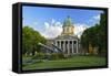 England, London Borough of Lambeth, Kennington. the Imperial War Museum Exterior-Pamela Amedzro-Framed Stretched Canvas