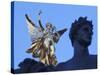 England, London, Buckingham Palace, Queen Victoria Memorial Statue, Peace and Victory Statue-Steve Vidler-Stretched Canvas