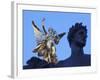 England, London, Buckingham Palace, Queen Victoria Memorial Statue, Peace and Victory Statue-Steve Vidler-Framed Photographic Print