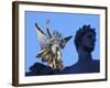 England, London, Buckingham Palace, Queen Victoria Memorial Statue, Peace and Victory Statue-Steve Vidler-Framed Photographic Print