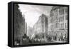 England, London, Cheapside-Thomas H Shepherd-Framed Stretched Canvas
