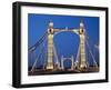 England, London, Chelsea, Albert Bridge-Steve Vidler-Framed Photographic Print