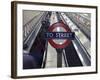 England, London, City of London. Interior of St. Paul's Underground Station-Pamela Amedzro-Framed Photographic Print