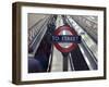England, London, City of London. Interior of St. Paul's Underground Station-Pamela Amedzro-Framed Photographic Print
