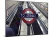 England, London, City of London. Interior of St. Paul's Underground Station-Pamela Amedzro-Mounted Photographic Print