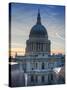 England, London, City of London, St Paul's Reflecting in Glass of One New Change Shopping Center-Jane Sweeney-Stretched Canvas