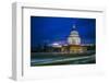 England, London, City, St. Pauls Cathedral from One New Change, Dusk-Walter Bibikow-Framed Photographic Print