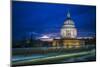 England, London, City, St. Pauls Cathedral from One New Change, Dusk-Walter Bibikow-Mounted Photographic Print