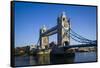 England, London, City, Tower Bridge, Morning-Walter Bibikow-Framed Stretched Canvas