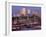 England, London, Docklands, Canary Wharf Skyline-Steve Vidler-Framed Photographic Print