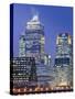 England, London, Docklands, Canary Wharf-Steve Vidler-Stretched Canvas