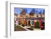 England, London, Little Venice, Canal Boats at Annual Canalway Cavalcade-Steve Vidler-Framed Photographic Print