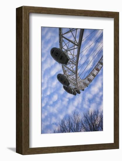 England, London, London Eye, Morning-Walter Bibikow-Framed Photographic Print