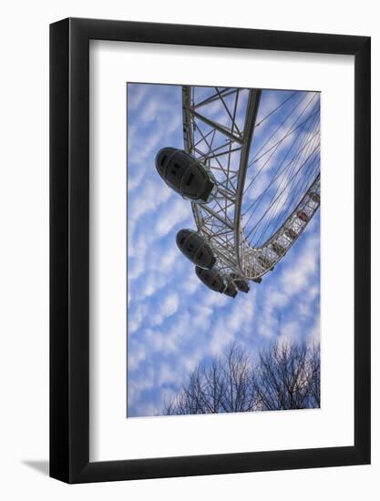 England, London, London Eye, Morning-Walter Bibikow-Framed Photographic Print