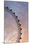 England, London, London Eye, Sunrise-Walter Bibikow-Mounted Photographic Print