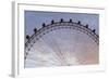 England, London, London Eye, Sunrise-Walter Bibikow-Framed Photographic Print