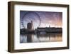 England, London, London Eye, Sunrise-Walter Bibikow-Framed Photographic Print