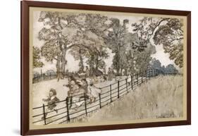 England, London, Parks-Arthur Rackham-Framed Art Print