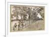 England, London, Parks-Arthur Rackham-Framed Art Print