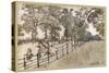 England, London, Parks-Arthur Rackham-Stretched Canvas