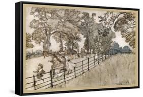 England, London, Parks-Arthur Rackham-Framed Stretched Canvas