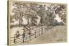 England, London, Parks-Arthur Rackham-Stretched Canvas