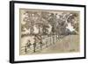 England, London, Parks-Arthur Rackham-Framed Art Print