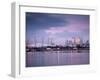 England, London, Royal Victoria Docks, O2 Arena and Canary Wharf-Jane Sweeney-Framed Photographic Print