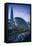 England, London, Shard Fand London City Hall Buildings, Dusk-Walter Bibikow-Framed Stretched Canvas