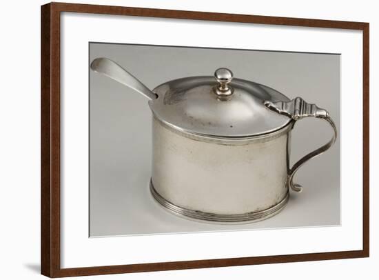 England, London, Silver Mustard Jar, 1792-null-Framed Giclee Print