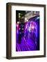 England, London, Soho, London Taxis Lit by Neon Lights-Walter Bibikow-Framed Photographic Print