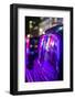 England, London, Soho, London Taxis Lit by Neon Lights-Walter Bibikow-Framed Photographic Print