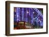 England, London, Soho, Oxford Street, Christmas Decorations and Bus-Walter Bibikow-Framed Photographic Print