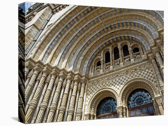 England, London, South Kensington. Detail of the Natural History Museum-Pamela Amedzro-Stretched Canvas
