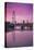 England, London, Southbank, the London Eye, Sunrise-Walter Bibikow-Stretched Canvas