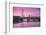 England, London, Southbank, the London Eye, Sunrise-Walter Bibikow-Framed Photographic Print