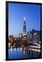 England, London, Southwark, The Shard and Thames River-Steve Vidler-Framed Photographic Print