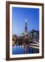 England, London, Southwark, The Shard and Thames River-Steve Vidler-Framed Photographic Print