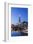 England, London, Southwark, The Shard and Thames River-Steve Vidler-Framed Photographic Print