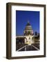 England, London, St.Pauls Cathedral and City Skyline-Steve Vidler-Framed Photographic Print