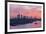 England, London, Sunrise Over Docklands and Canary Wharf-Steve Vidler-Framed Photographic Print