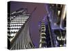 England, London, the Lloyd's Building in the London City Centre, UK-David Bank-Stretched Canvas