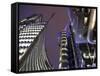 England, London, the Lloyd's Building in the London City Centre, UK-David Bank-Framed Stretched Canvas