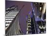 England, London, the Lloyd's Building in the London City Centre, UK-David Bank-Mounted Photographic Print