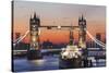 England, London, Tower Bridge at Dawn-Steve Vidler-Stretched Canvas