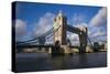 England, London, Tower Bridge, Late Afternoon-Walter Bibikow-Stretched Canvas