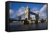 England, London, Tower Bridge, Late Afternoon-Walter Bibikow-Framed Stretched Canvas