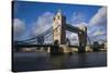 England, London, Tower Bridge, Late Afternoon-Walter Bibikow-Stretched Canvas